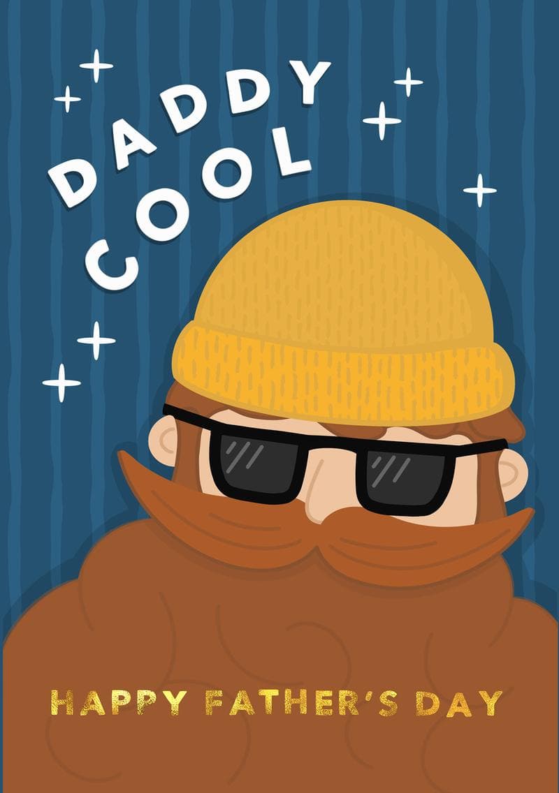 Daddy Cool Father's Day card