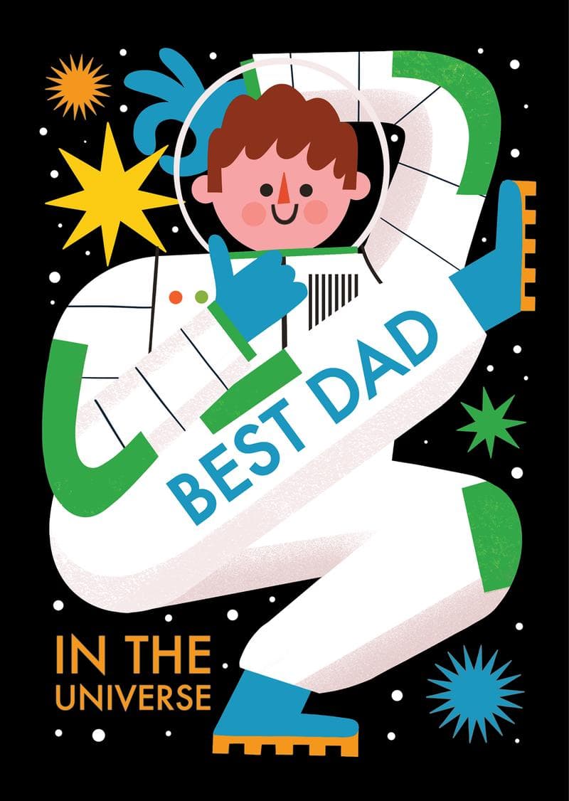 Best Dad In The Universe card