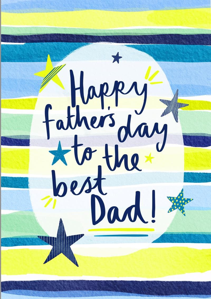 Best Dad Father's Day Card card