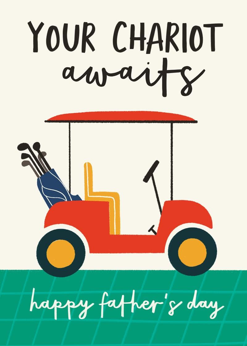 Your Chariot Awaits card