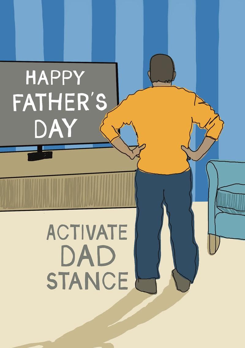 Activate Dad Stance card