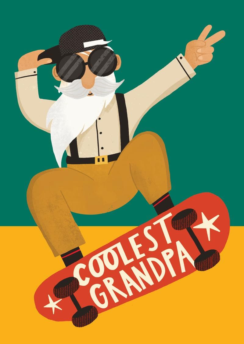 Coolest Grandpa card