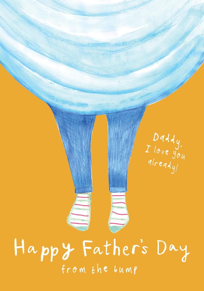 Father's Day From The Bump card
