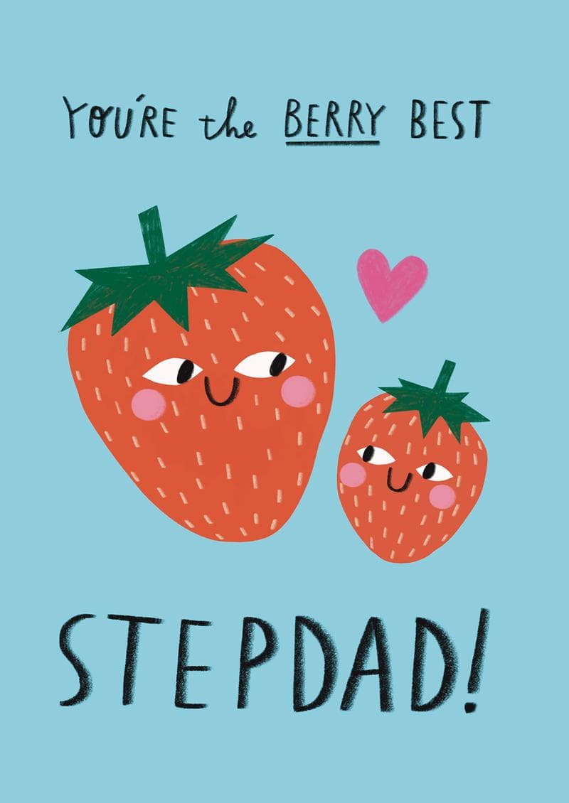 Berry Best Stepdad card