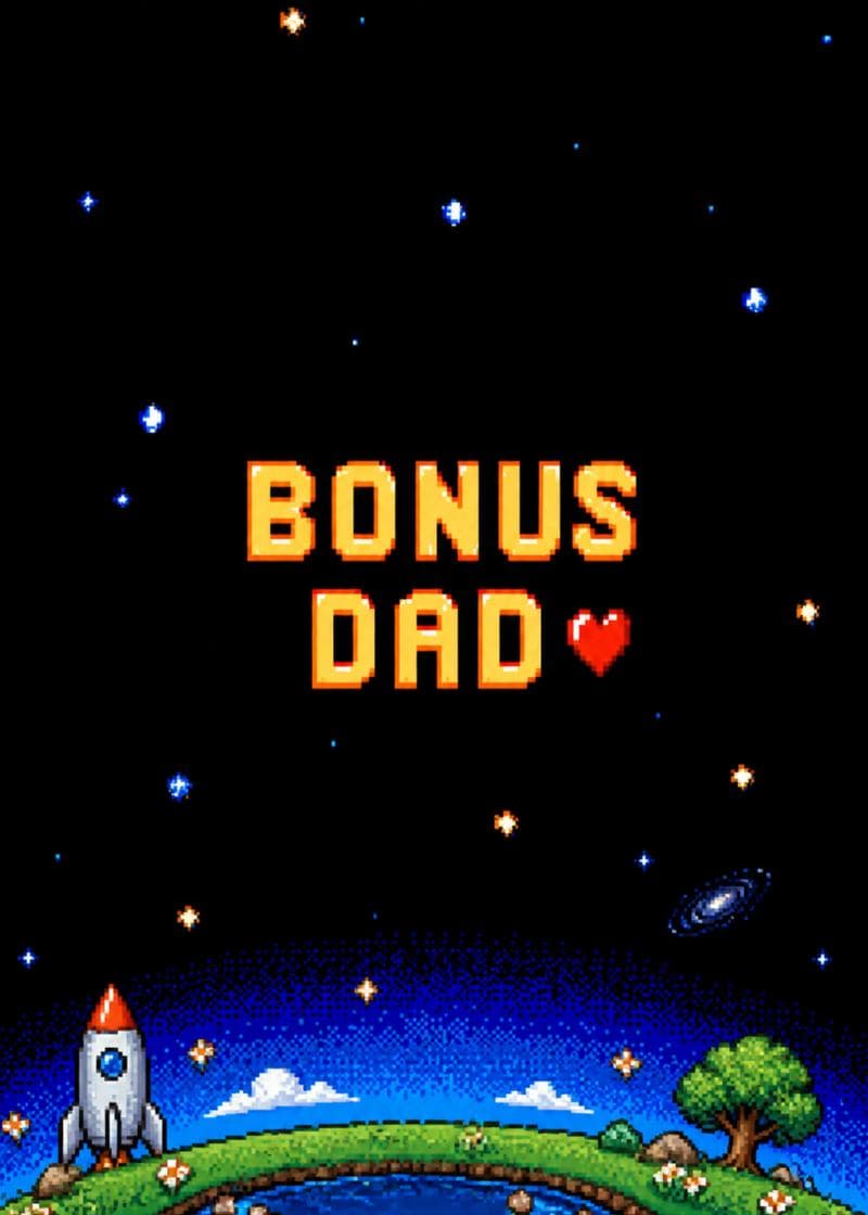 Pixel Art Bonus Dad